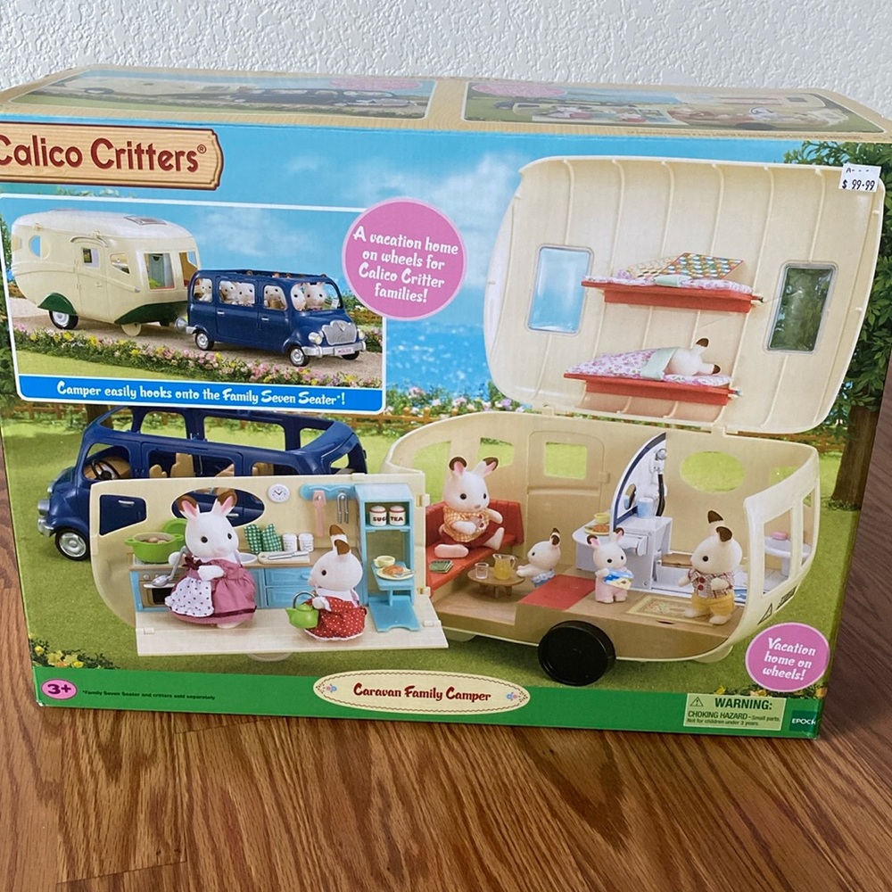 NIB Calico Critters Caravan Family Camper